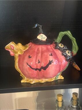 Whimsical Pumpkin Teapot by Blue Sky